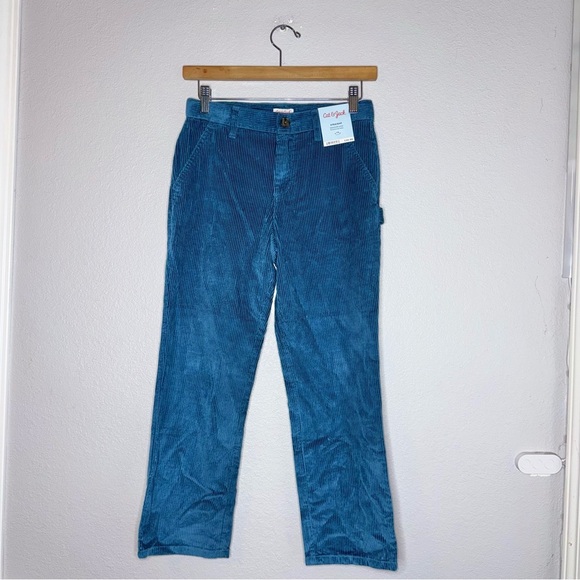 New Kids Cat & Jack Blue Corduroy Kids Boy Pants Sz 10 - Picture 2 of 11